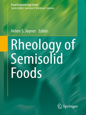 cover image of Rheology of Semisolid Foods
